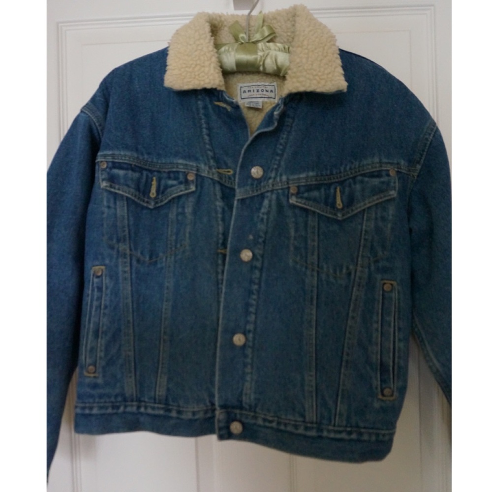 Vintage Denim Fur Jacket